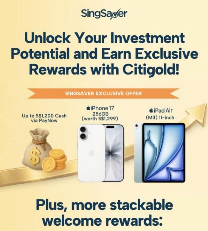 SingSaver × Citigold offer, a concept generated automatically from the brief