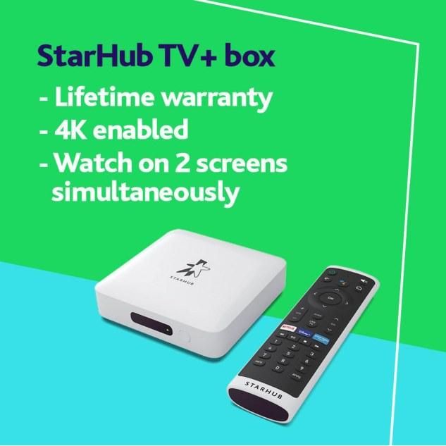 StarHub: TV+ box promotion