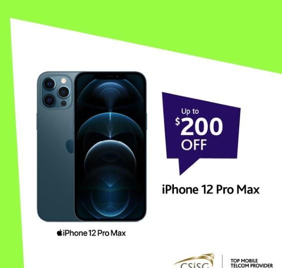 StarHub: iPhone 12 Pro Max promotion